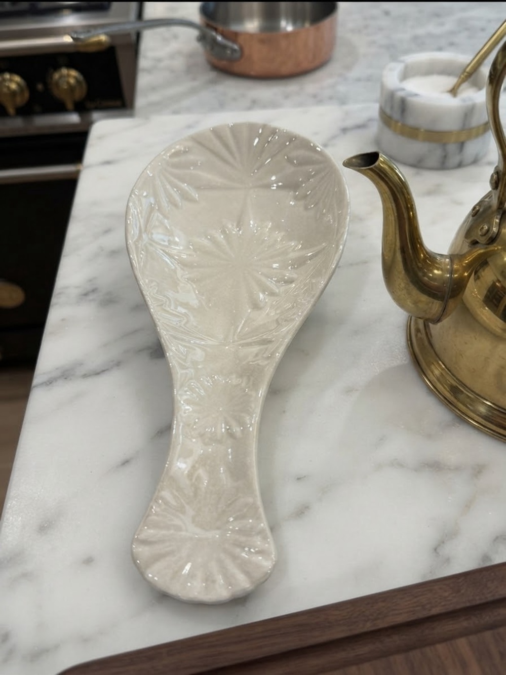 Anthropologie Ceramic Spoon Rest - NWOT